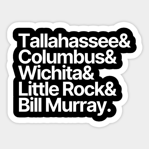 Zombieland Character List Sticker by popculturelists